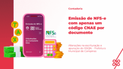 Imagem Destacada Emissao de NFS-e com apenas um codigo cnae por documento