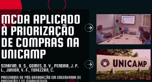 Método Multicritério de Apoio à Decisão (MCDA) para definição do Plano de Contratação Anual da Unicamp.