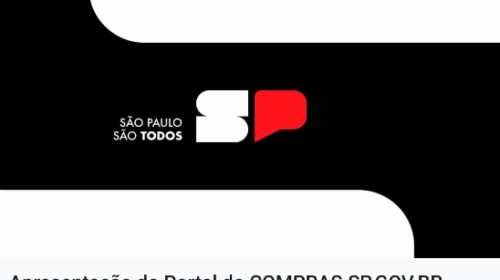 Apresentação do Portal do COMPRAS.SP.GOV.BR