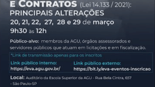 Nova Lei de Licitações e Contratos (Lei 14.133 / 2021): PRINCIPAIS ALTERAÇÕES- Episódio 22/03/2023